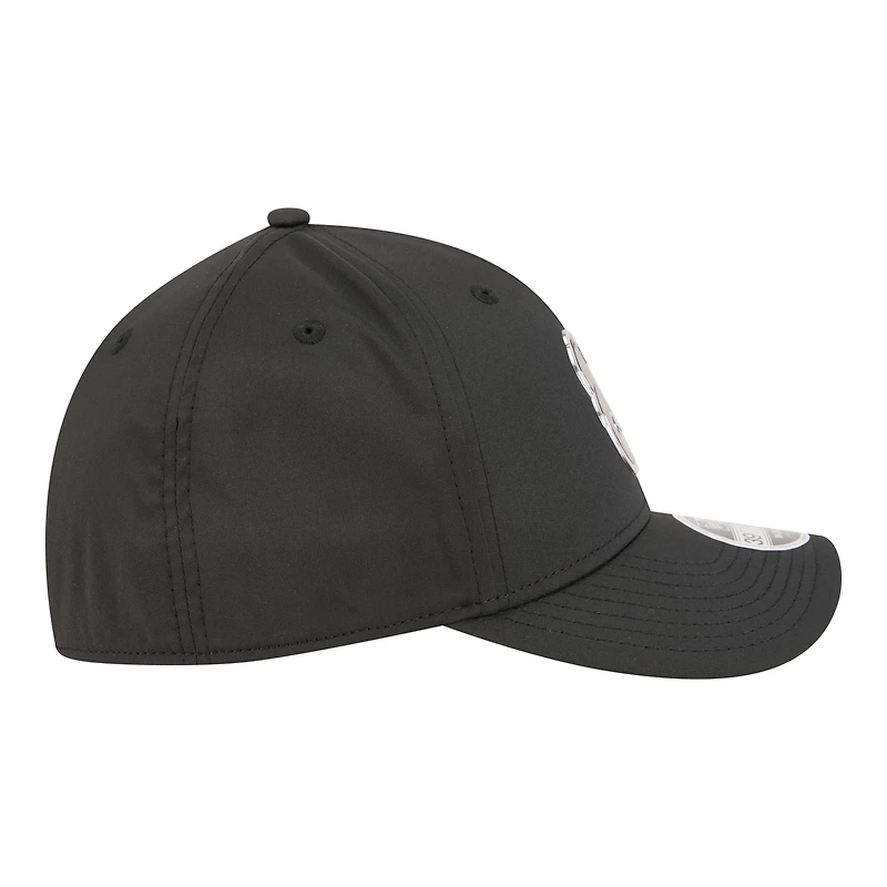 Casquette New Era noire pour homme Baltimore Orioles métallisée 39THIRTY M-Crown Flex