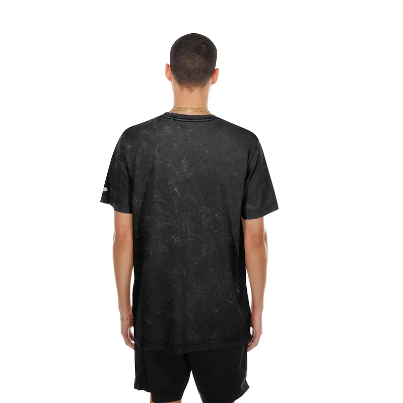T-shirt noir New Era Baltimore Orioles pour homme, délavé à l'huile minérale