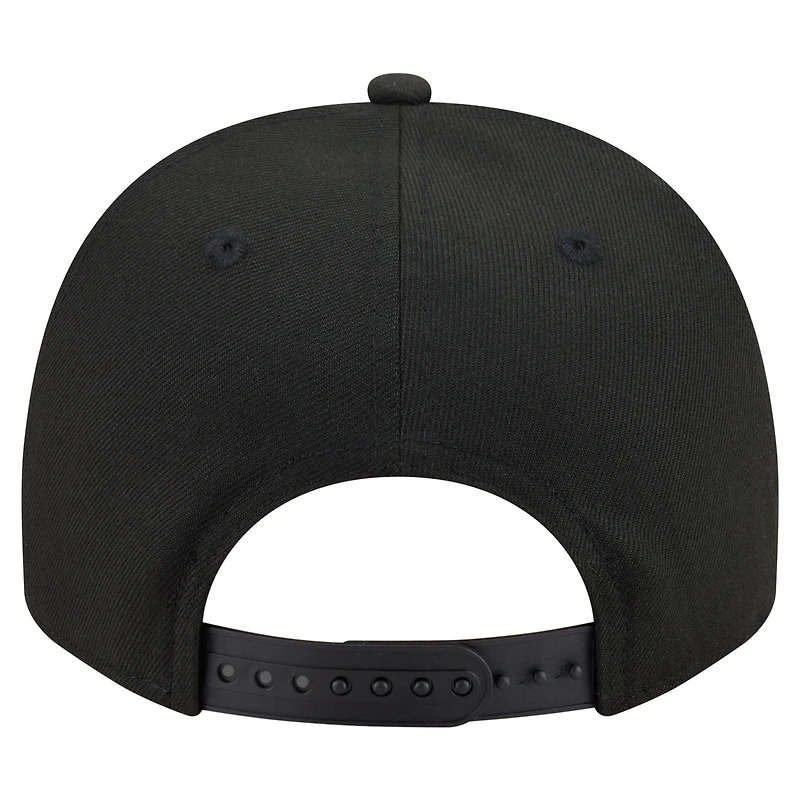 Men's New Era Black Baltimore Orioles Motion A-Frame 9FIFTY Snapback Hat