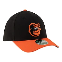 Men's New Era  Black Baltimore Orioles Player Replica 39THIRTY M-Crown Flex Hat