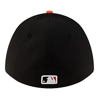 Casquette New Era noire pour homme, réplique du joueur des Orioles de Baltimore, modèle 39THIRTY M-Crown Flex