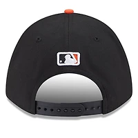 Casquette ajustable New Era noire Baltimore Orioles Player Replica 9FORTY pour homme