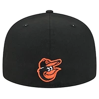 Casquette ajustée Ransom 59FIFTY Baltimore Orioles noire New Era pour homme
