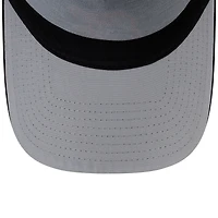 Men's New Era Black Baltimore Orioles Side Script 9FORTY A-Frame Trucker Adjustable Hat