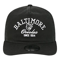 Casquette ajustable New Era noire Baltimore Orioles Stacked 19TWENTY pour homme