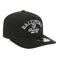 Men's New Era Black Baltimore Orioles Stacked 19TWENTY Adjustable Hat