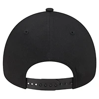 Casquette ajustable 9FORTY couleur équipe A-Frame New Era pour hommes, noire, Baltimore Orioles