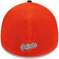 Casquette Flex New Era Baltimore Orioles Team Neo 39THIRTY noire pour homme