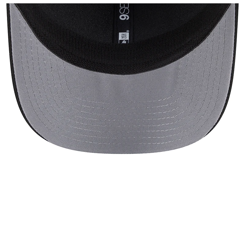 Casquette ajustable extensible à boutons-pression New Era 9SEVENTY pour homme, motif drapeau ton sur ton, Baltimore Orioles, noir