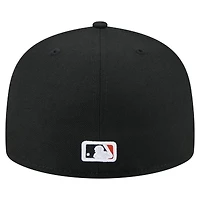 Casquette ajustée 59FIFTY noire New Era pour homme, motif Baltimore Orioles