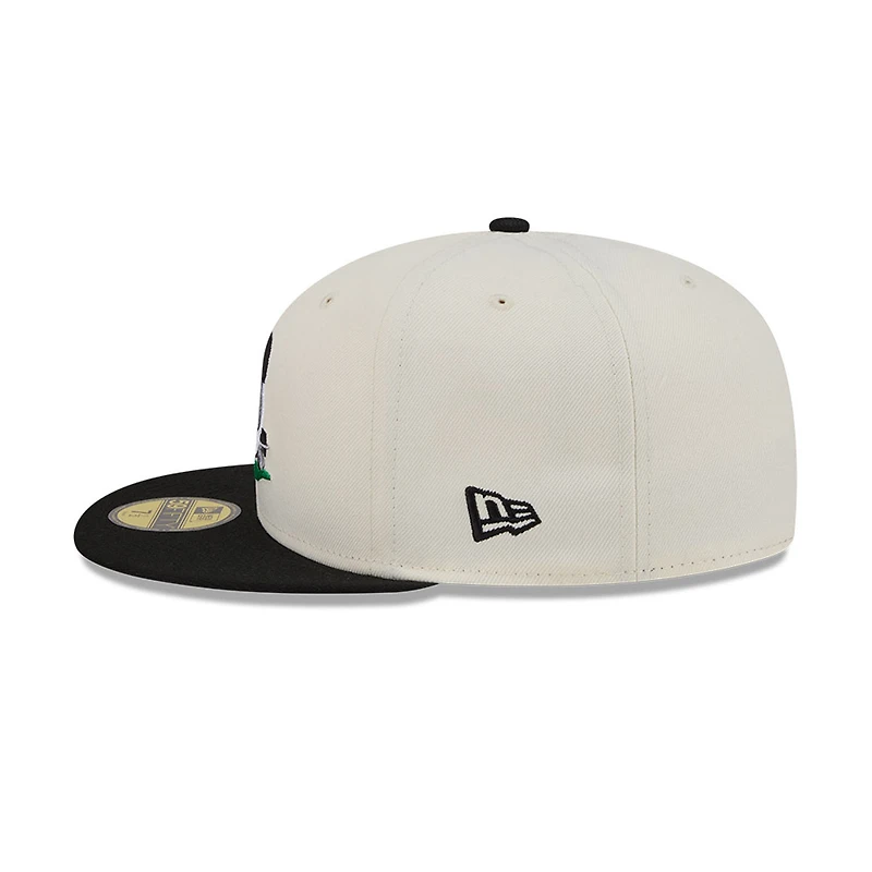 Men's New Era  Cream/Black Baltimore Orioles Bullpen Cart 59FIFTY Fitted Hat