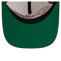 Casquette snapback New Era 9FIFTY Classic A-Frame crème/noire pour homme, modèle Baltimore Orioles.