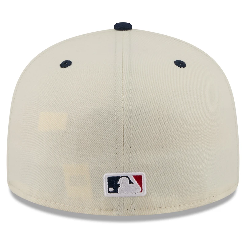 Men's New Era Cream/Navy Baltimore Orioles USA 250 Fourth of July 59FIFTY Fitted Hat