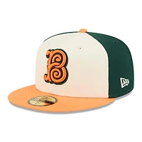 Casquette ajustée New Era City Connect 59FIFTY crème/orange pour homme
