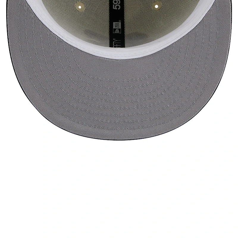 Casquette ajustée New Era Chrome 59FIFTY pour homme, couleur crème, Baltimore Orioles