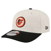 Casquette ajustable New Era crème Baltimore Orioles Loyal 9SEVENTY pour homme