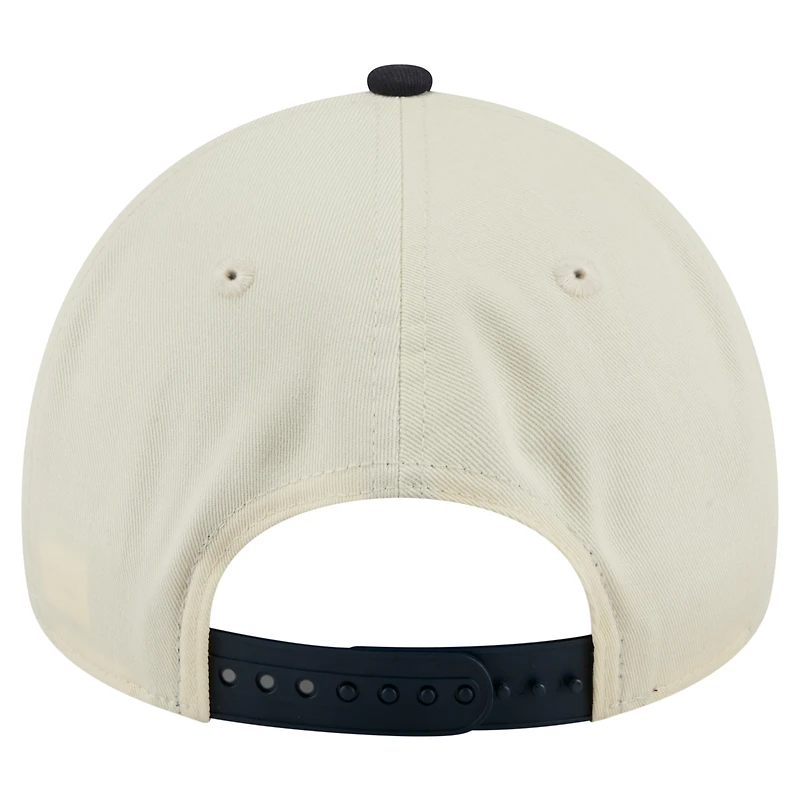 Casquette ajustable New Era 9FORTY crème pour homme des Baltimore Orioles Speckle A-Frame