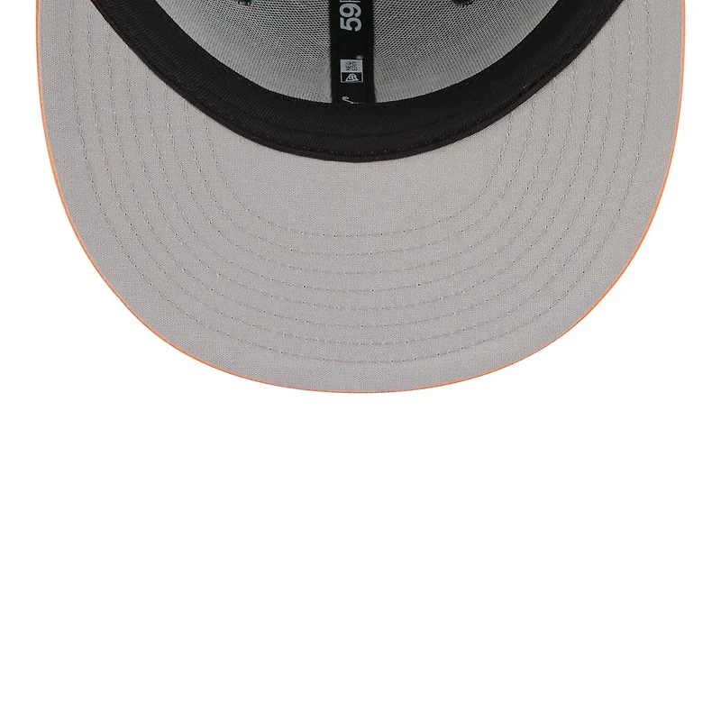 Casquette ajustée New Era 59FIFTY pour homme, vert foncé/orange, Baltimore Orioles, collection 2026 City Connect.