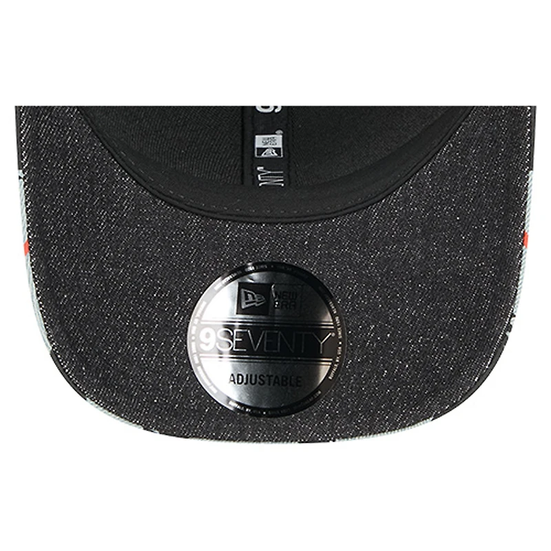 Casquette ajustable New Era 9SEVENTY en denim/noir pour homme des Baltimore Orioles Aztec Denim