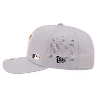 Men's New Era Gray Baltimore Orioles Laser Perforated 9SEVENTY Adjustable Hat