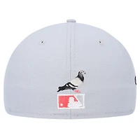 Casquette ajustée 59FIFTY MLB x Staple Collection New Era pour hommes, grise, Baltimore Orioles