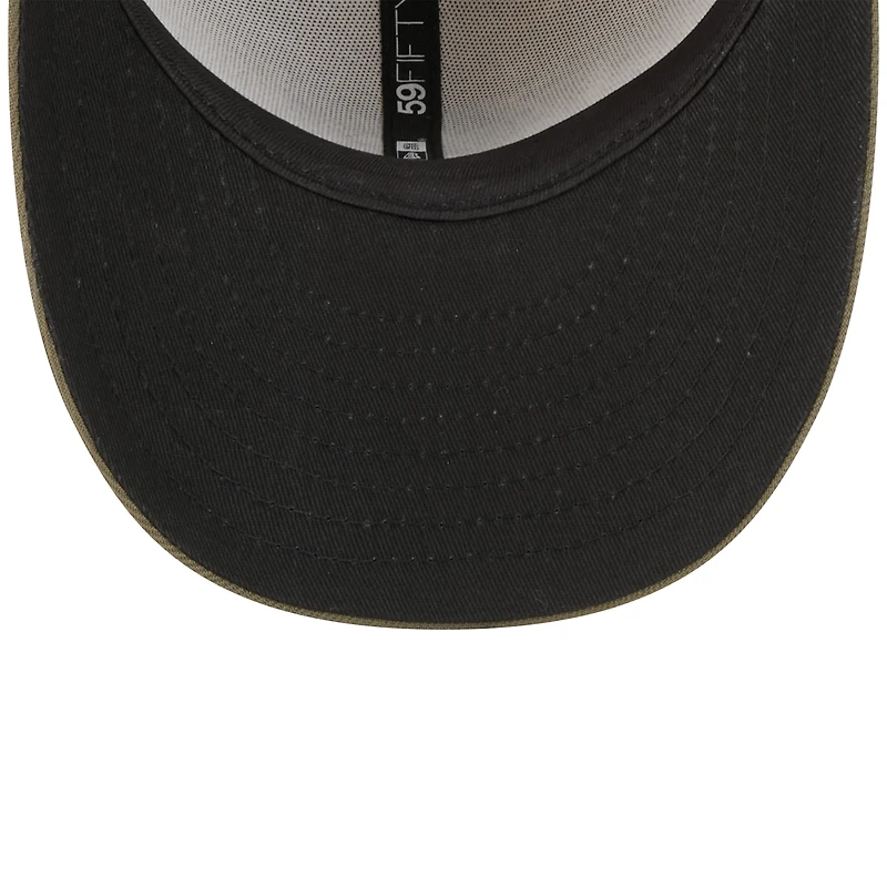 Casquette ajustée 59FIFTY pour homme, beige clair/olive, Baltimore Orioles 2025, Armed Forces Day