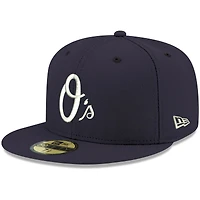 Men's New Era Navy Baltimore Orioles White Logo 59FIFTY Fitted Hat
