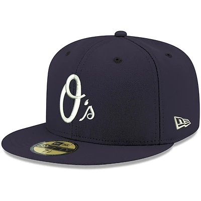 Casquette ajustée 59FIFTY bleu marine avec logo Baltimore Orioles pour homme New Era