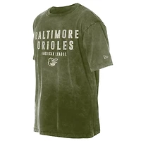 Men's New Era  Olive Baltimore Orioles 2026 Armed Forces Day T-Shirt