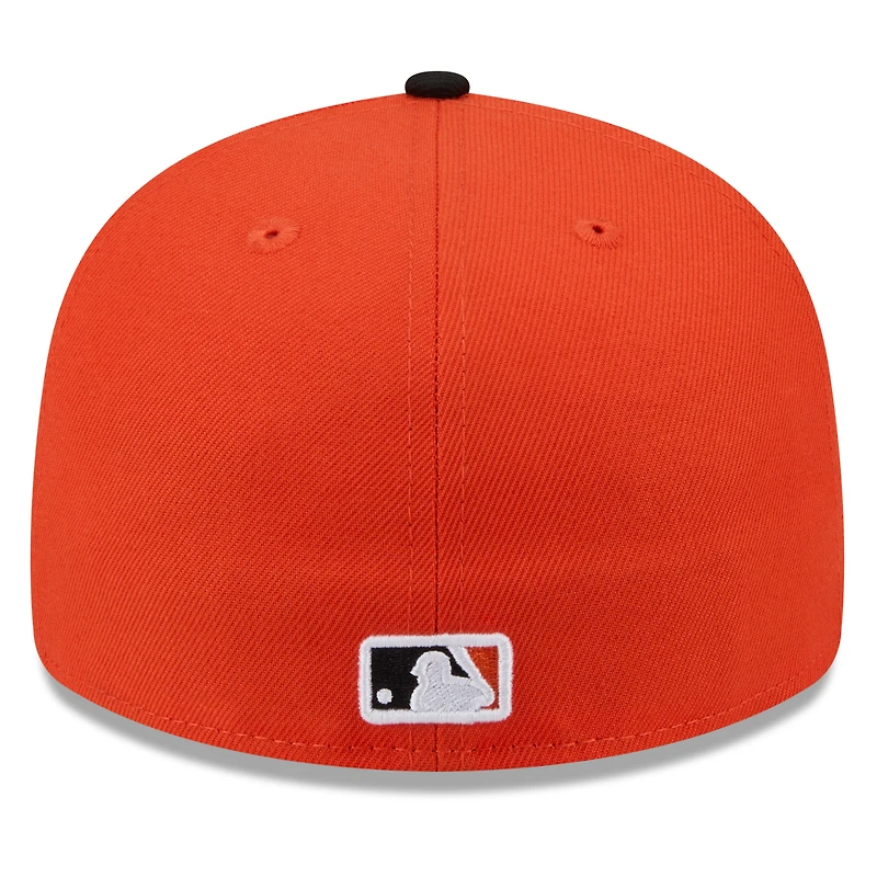 Casquette ajustée New Era orange/noire Baltimore Orioles 2026 Spring Training 59FIFTY pour homme