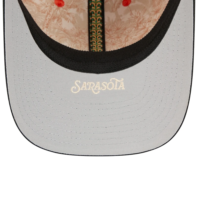 Casquette New Era Flex orange/noire Baltimore Orioles 2026 Spring Training M-Crown 39THIRTY pour homme