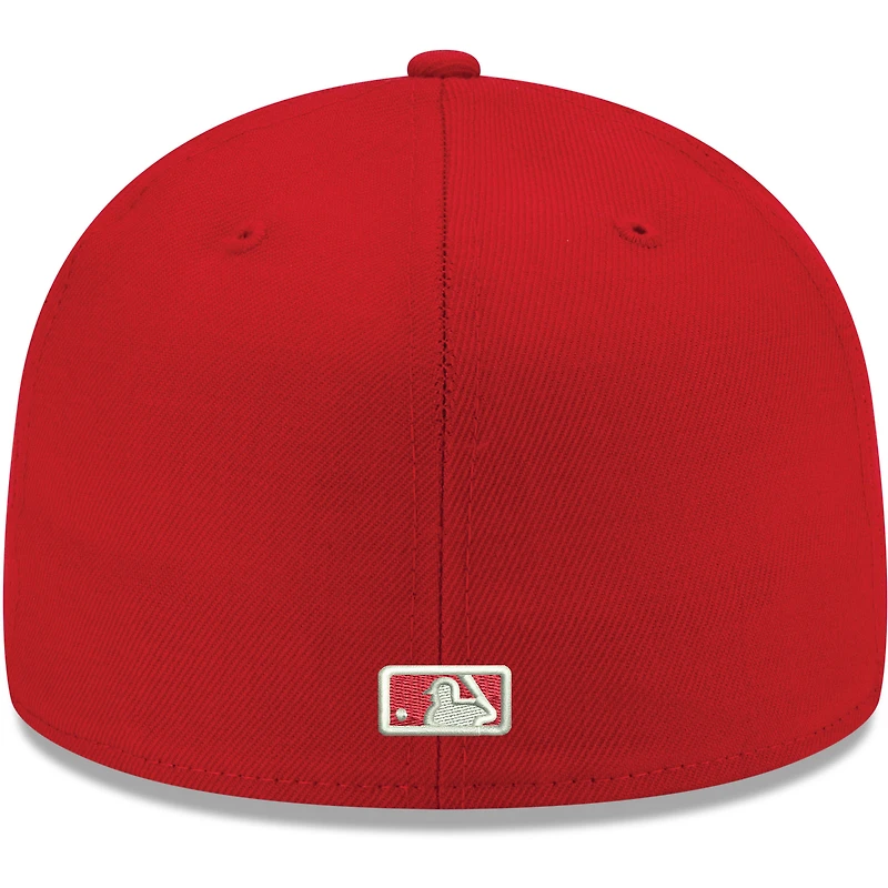 Men's New Era Red Baltimore Orioles White Logo 59FIFTY Fitted Hat