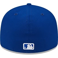 Casquette ajustée 59FIFTY à profil bas avec logo Royal Baltimore Orioles New Era pour homme