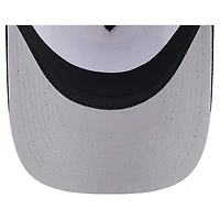 Men's New Era Stone/Black Baltimore Orioles Text A-Frame Trucker 9FORTY Hat