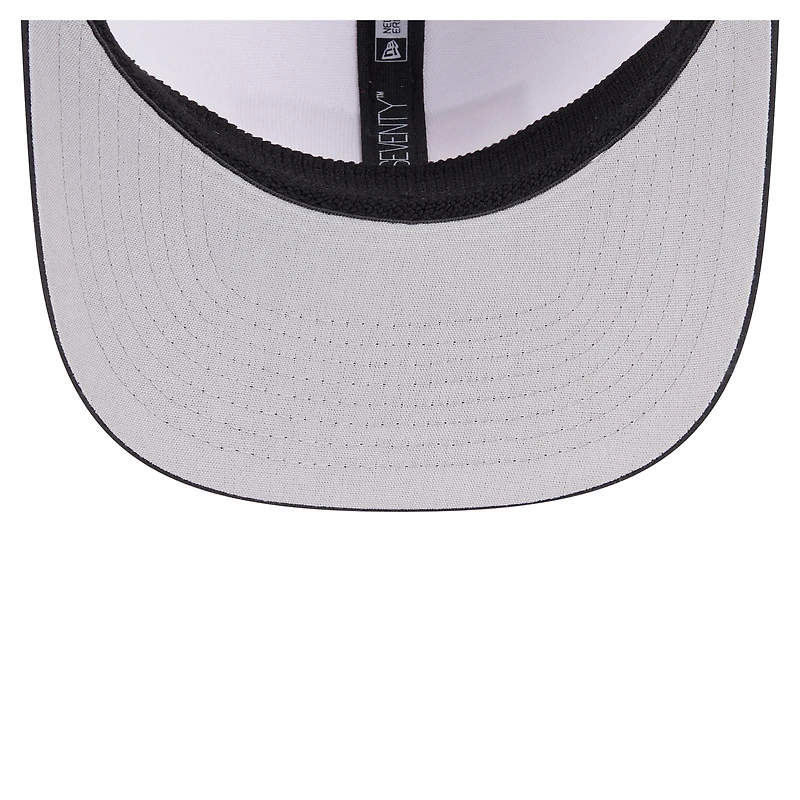 Men's New Era White/Black Baltimore Orioles Established Patch 9SEVENTY Adjustable Hat
