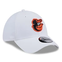 Casquette 39THIRTY Flex blanche des Baltimore Orioles de New Era pour homme