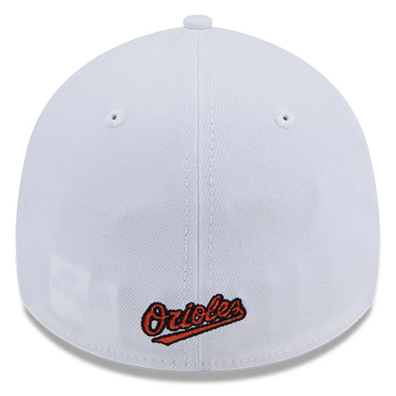 Casquette 39THIRTY Flex blanche des Baltimore Orioles de New Era pour homme
