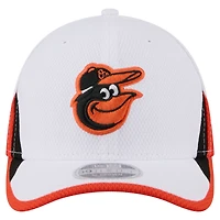 Men's New Era White Baltimore Orioles Cut n Sew 39THIRTY Flex Hat