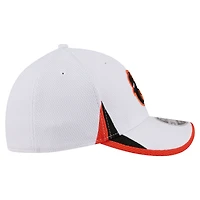 Men's New Era White Baltimore Orioles Cut n Sew 39THIRTY Flex Hat