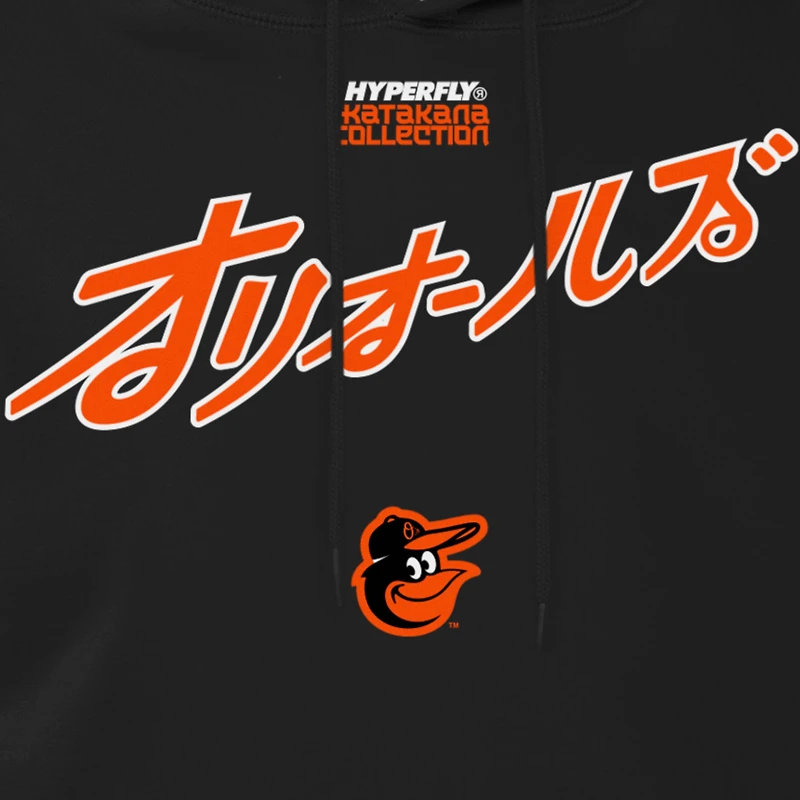 Men's New Era x Hyperfly Black Baltimore Orioles Hoodie