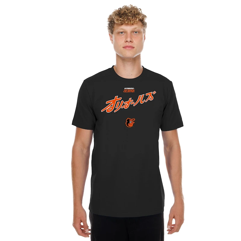 Men's New Era x Hyperfly Black Baltimore Orioles T-Shirt