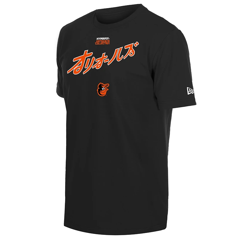 T-shirt noir New Era x Hyperfly Baltimore Orioles pour homme