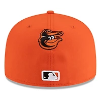 Casquette ajustée 59FIFTY orange New Era x Hyperfly pour homme des Baltimore Orioles