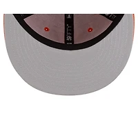 Casquette ajustée 59FIFTY orange New Era x Hyperfly pour homme des Baltimore Orioles