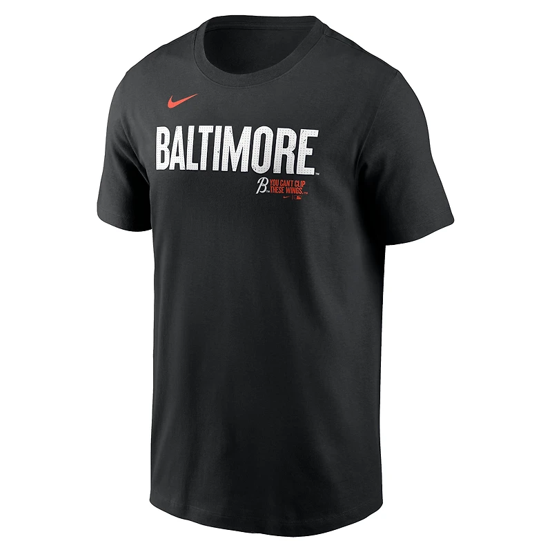 T-shirt avec nom et numéro Nike Adley Rutschman pour hommes, Baltimore Orioles City Connect Fuse, noir