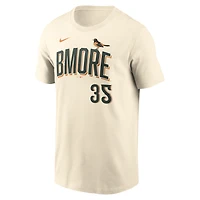 Men's Nike Adley Rutschman Cream Baltimore Orioles 2026 City Connect Name & Number T-Shirt