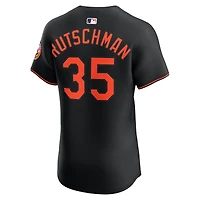 Maillot Nike Adley Rutschman noir pour homme, équipe d'élite alternative des Orioles de Baltimore