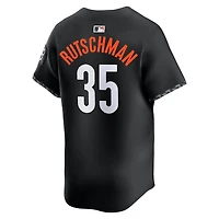 Maillot Nike Adley Rutschman noir pour homme, édition limitée City Connect des Orioles de Baltimore