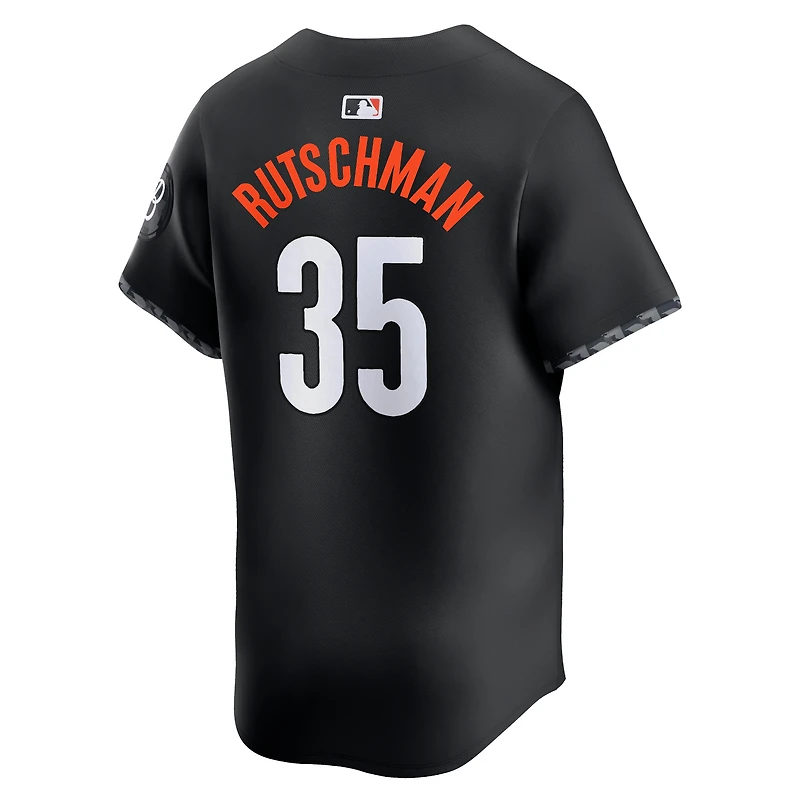 Men's Nike Adley Rutschman Black Baltimore Orioles City Connect Limited Player Jersey