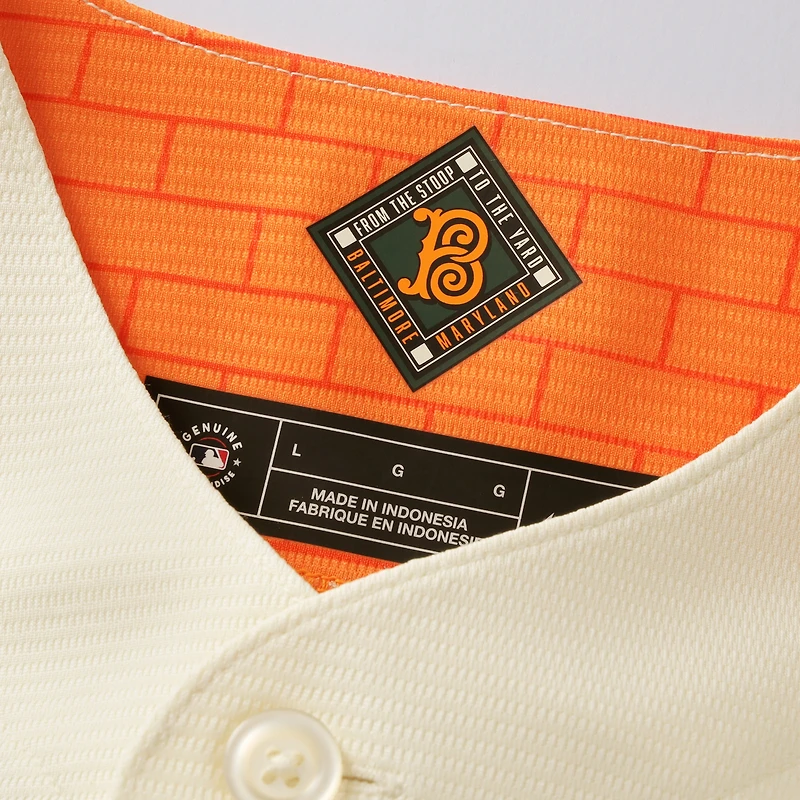 Men's Nike Adley Rutschman Cream Baltimore Orioles 2026 City Connect Stadium Jersey